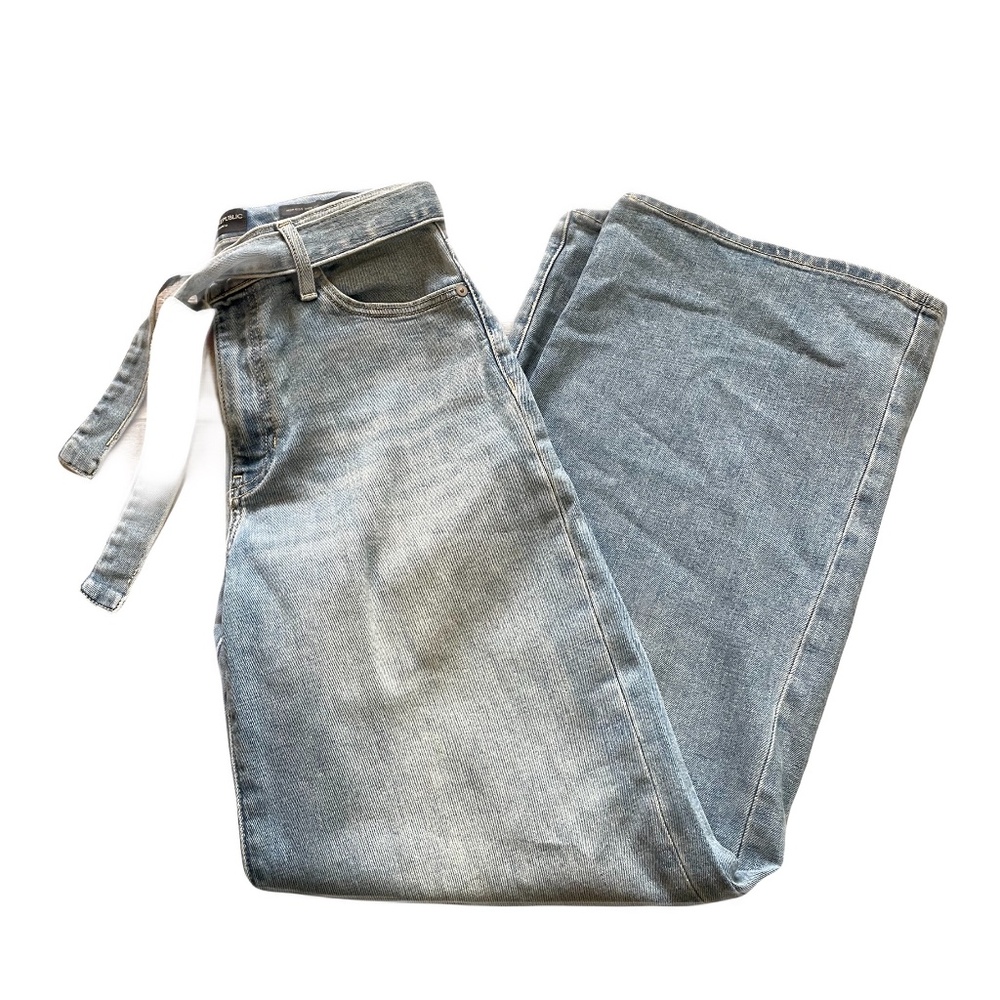 ❤️ BANANA REPUBLIC HIGH RISE WIDE LEG DENIM JEANS SIZE 26